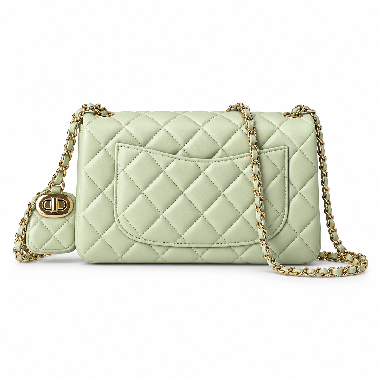 Chanel Quilted Flap Crossbody Bag 20×13×7cm