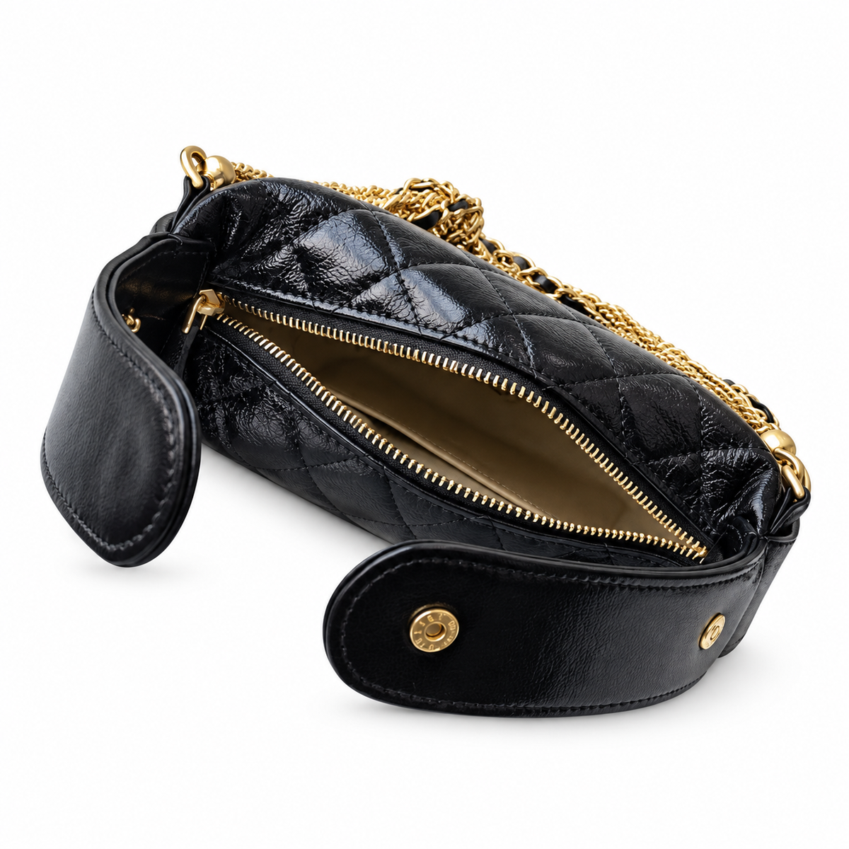 Chanel Quilted Bucket Bag 11×19×8cm