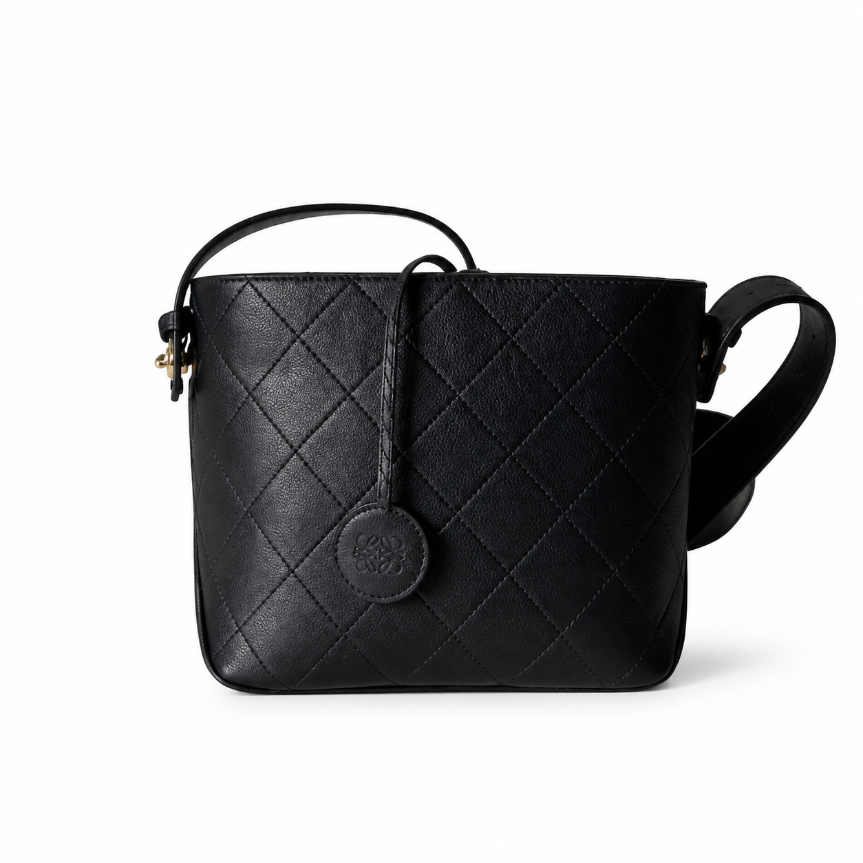 Chanel CC Quilted Top Handle Bag | Detachable Chain & Gold — 27cm