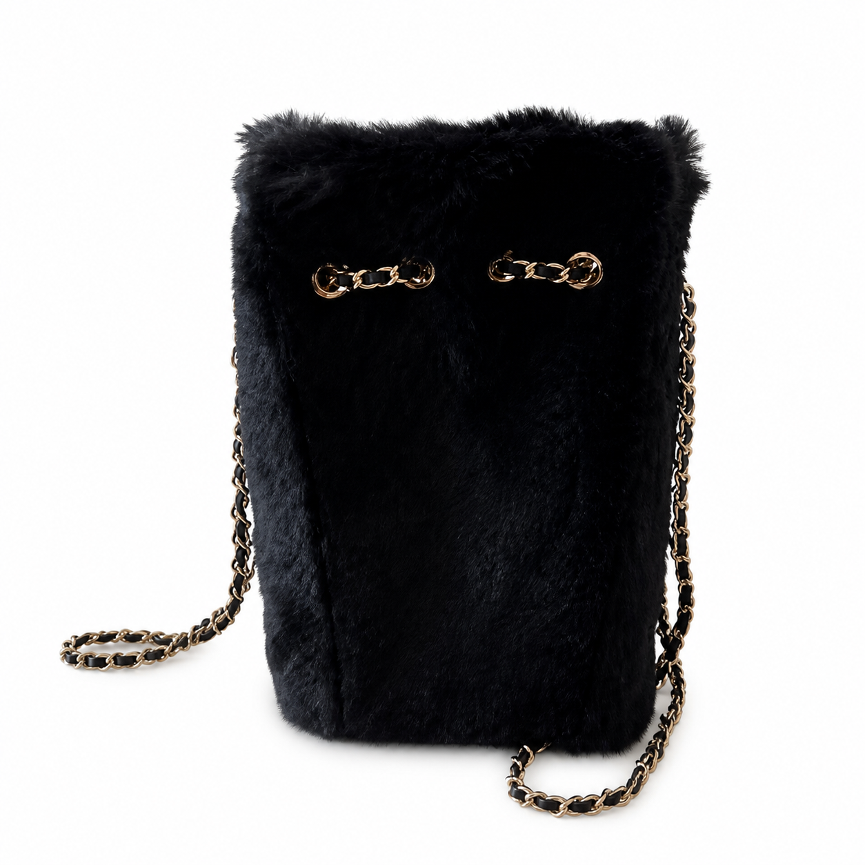 Chanel Quilted CC Structured Box Bag | Gold Chain — 18cm