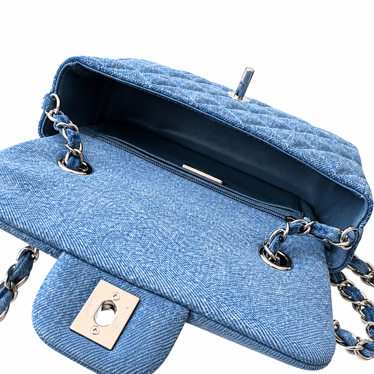 Chanel Classic Small Flap Bag Light Denim 20cm