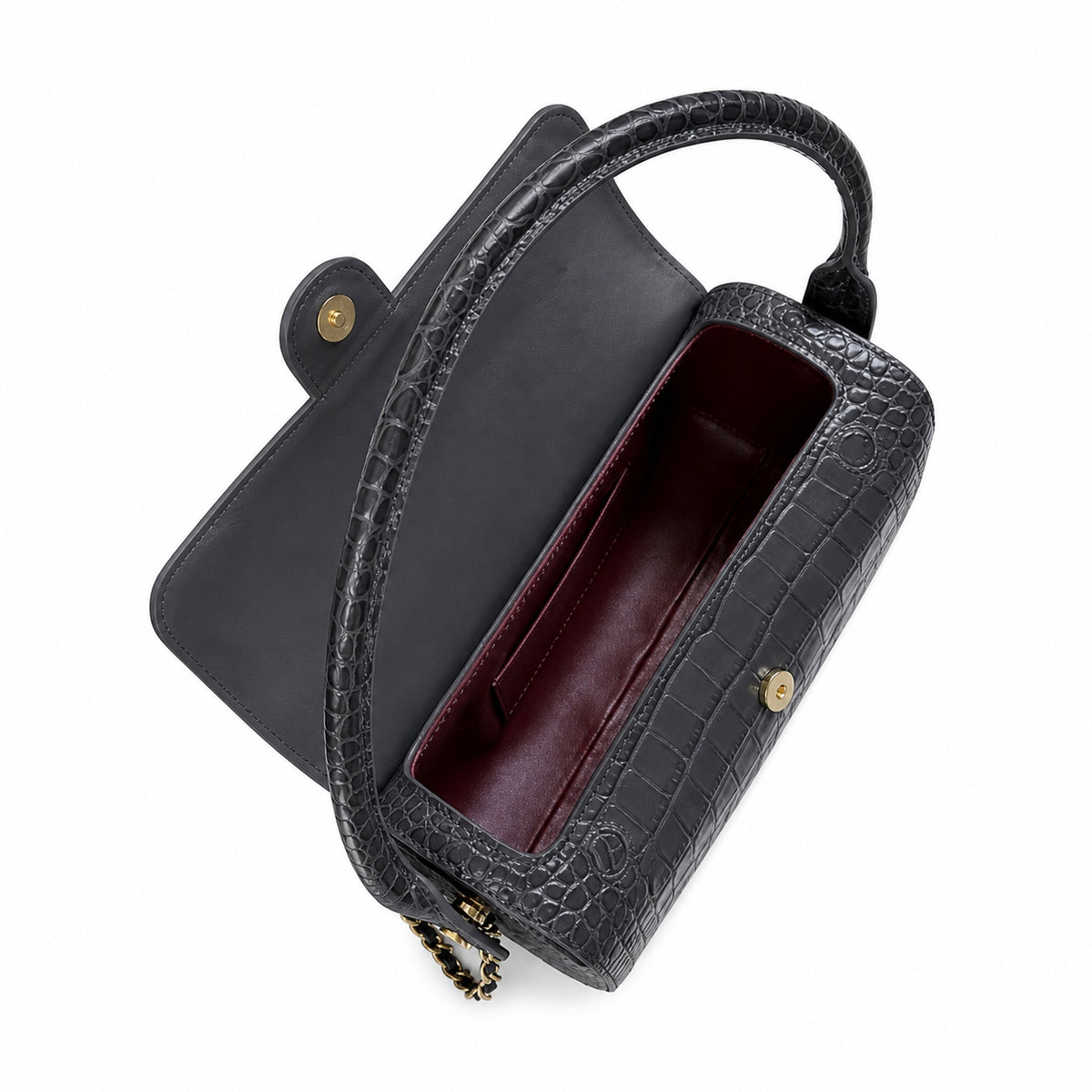 Chanel CC Quilted Top Handle Bag | Detachable Chain & Gold — 23cm