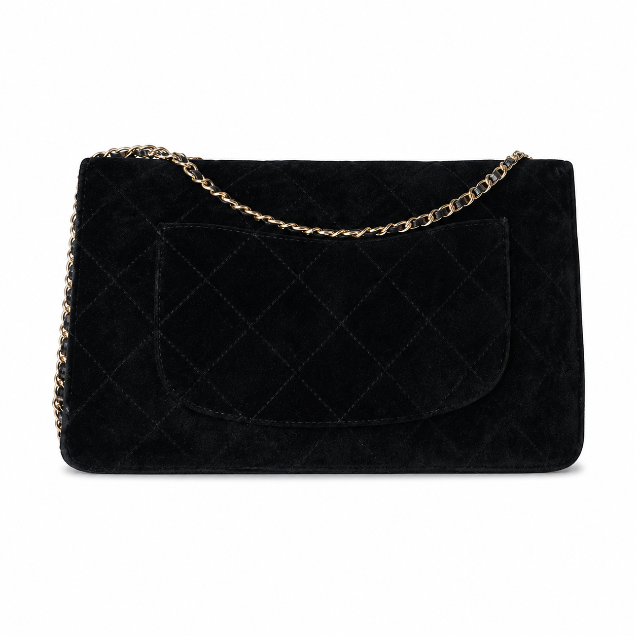 Chanel CC Quilted Jumbo Flap Bag | Gold Hardware & Chain — 39cm
