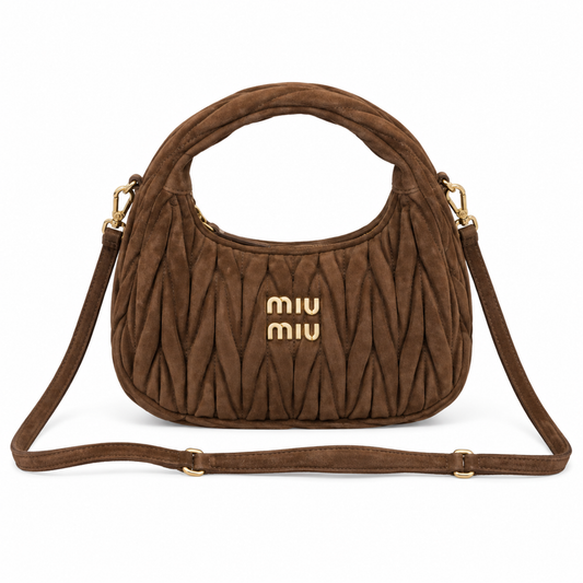 Miu Miu Leather Crossbody Bag 23 cm