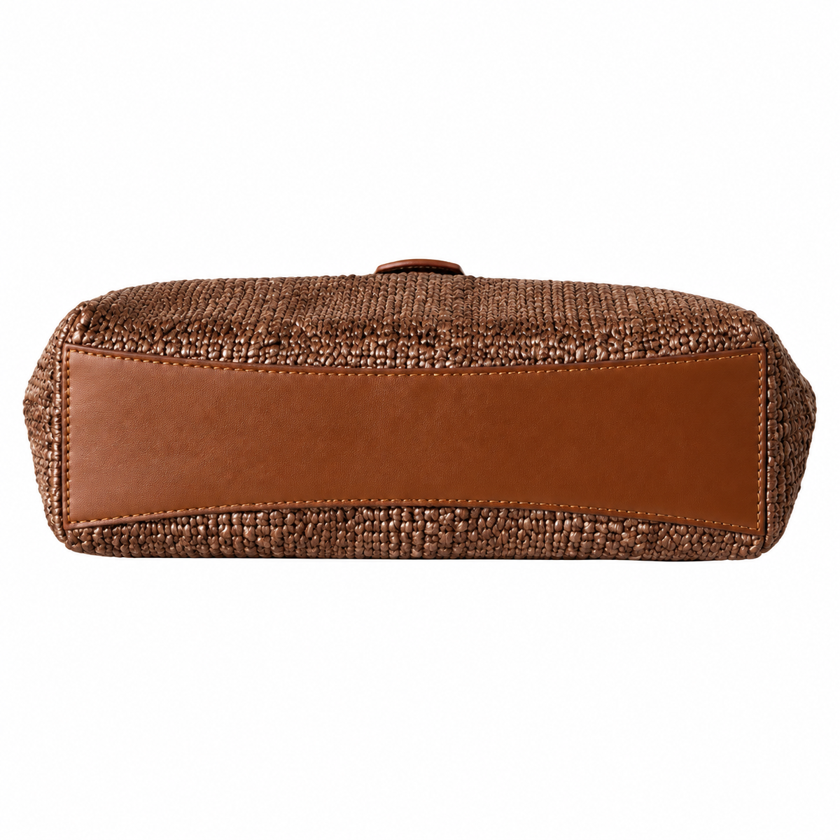 Chanel Raffia Woven CC Tote Bag Caramel 26×40×12cm