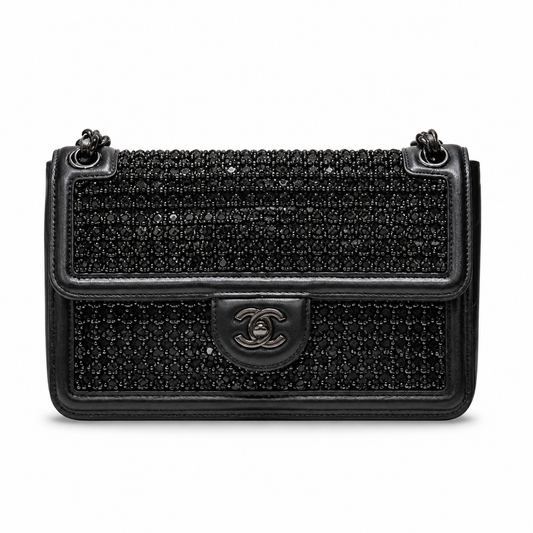 Chanel Classic Quilted Mini Vertical Flap Bag | CC Turn-Lock Chain Strap — 22.5cm