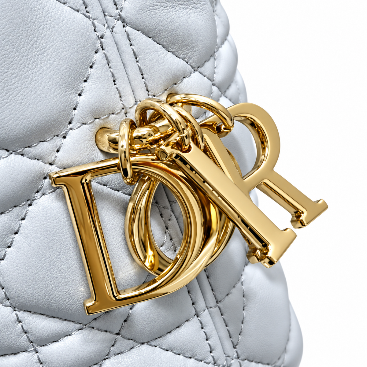 Dior Cannage Top Handle Crossbody Bag 22.5cm
