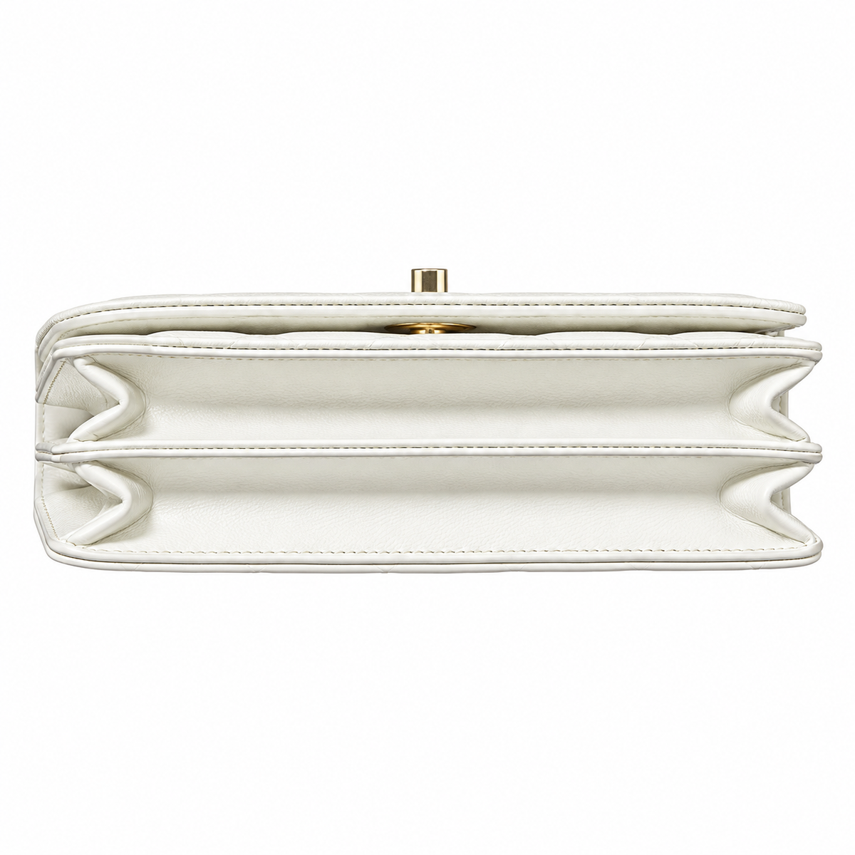 Chanel Quilted Leather Trim Mini Bag 18×11×6cm
