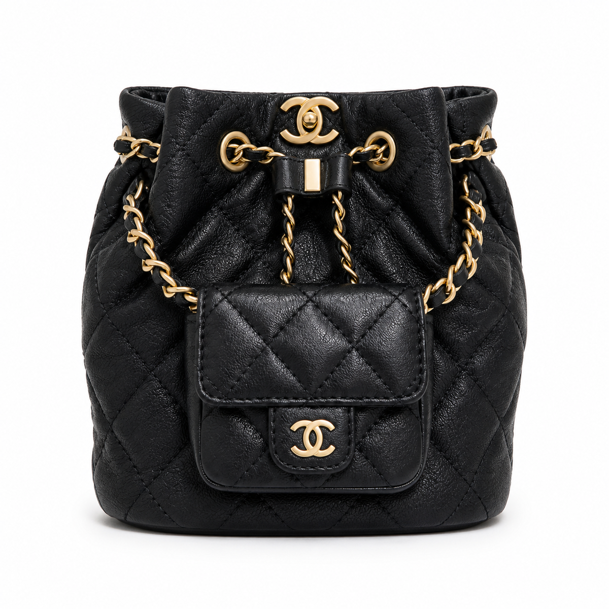 Chanel Classic Quilted Mini Backpack | CC Hardware Chain Detail — 16.5cm