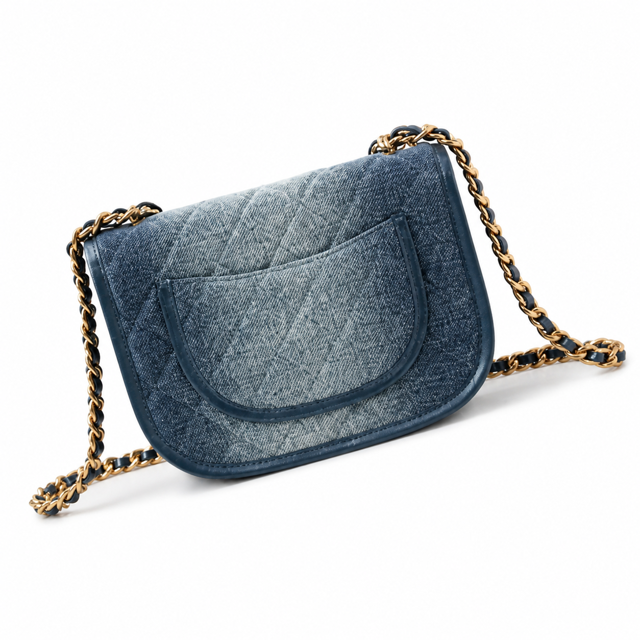Chanel Classic Quilted Vertical Flap Bag | CC Turn-Lock Chain Strap — 23.5cm