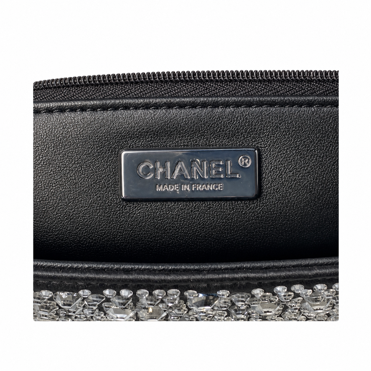Chanel Classic Quilted Chain Bag | CC Turn-Lock Leather Chain Strap — 20cm