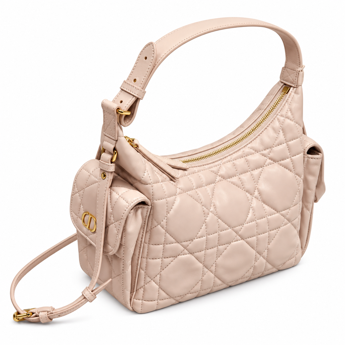 Dior Cannage Quilted Work Top Handle Bag 28cm