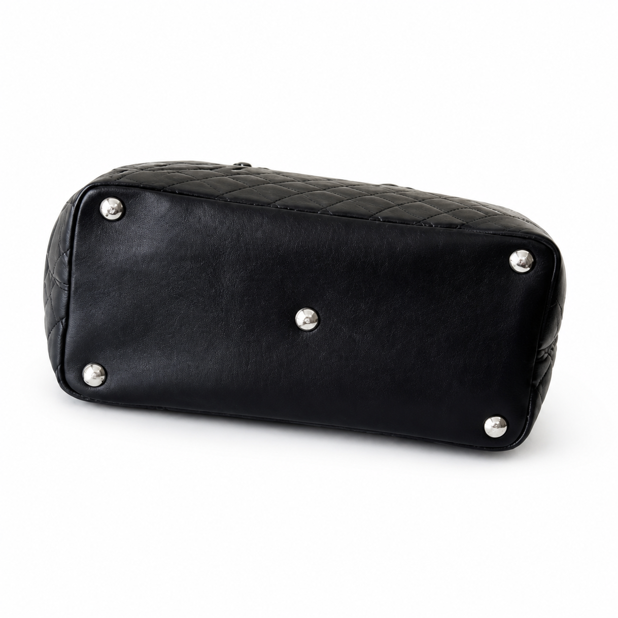 Chanel Quilted CC Top Handle Structured Bag | Detachable Chain — 30cm