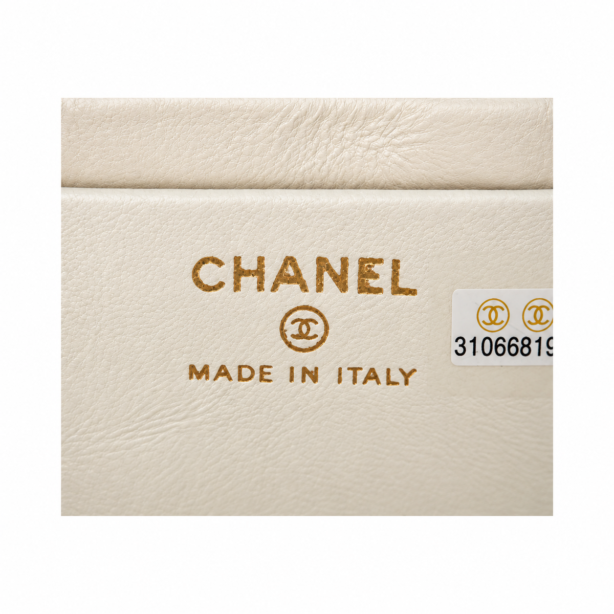Chanel Quilted Lambskin Mini Chain Backpack Ivory 18×13×9cm