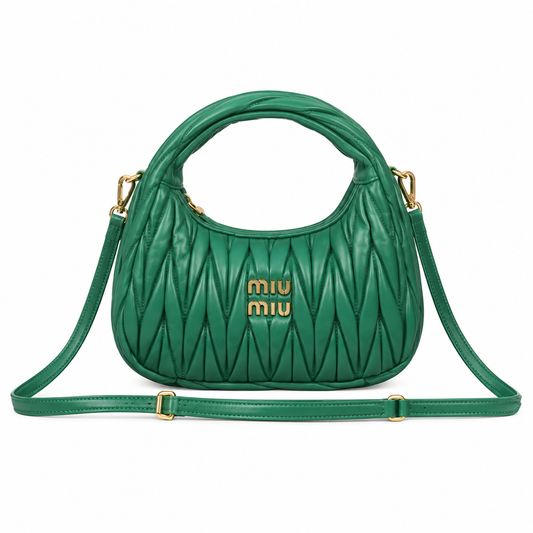 Miu Miu Leather Crossbody Bag 20cm
