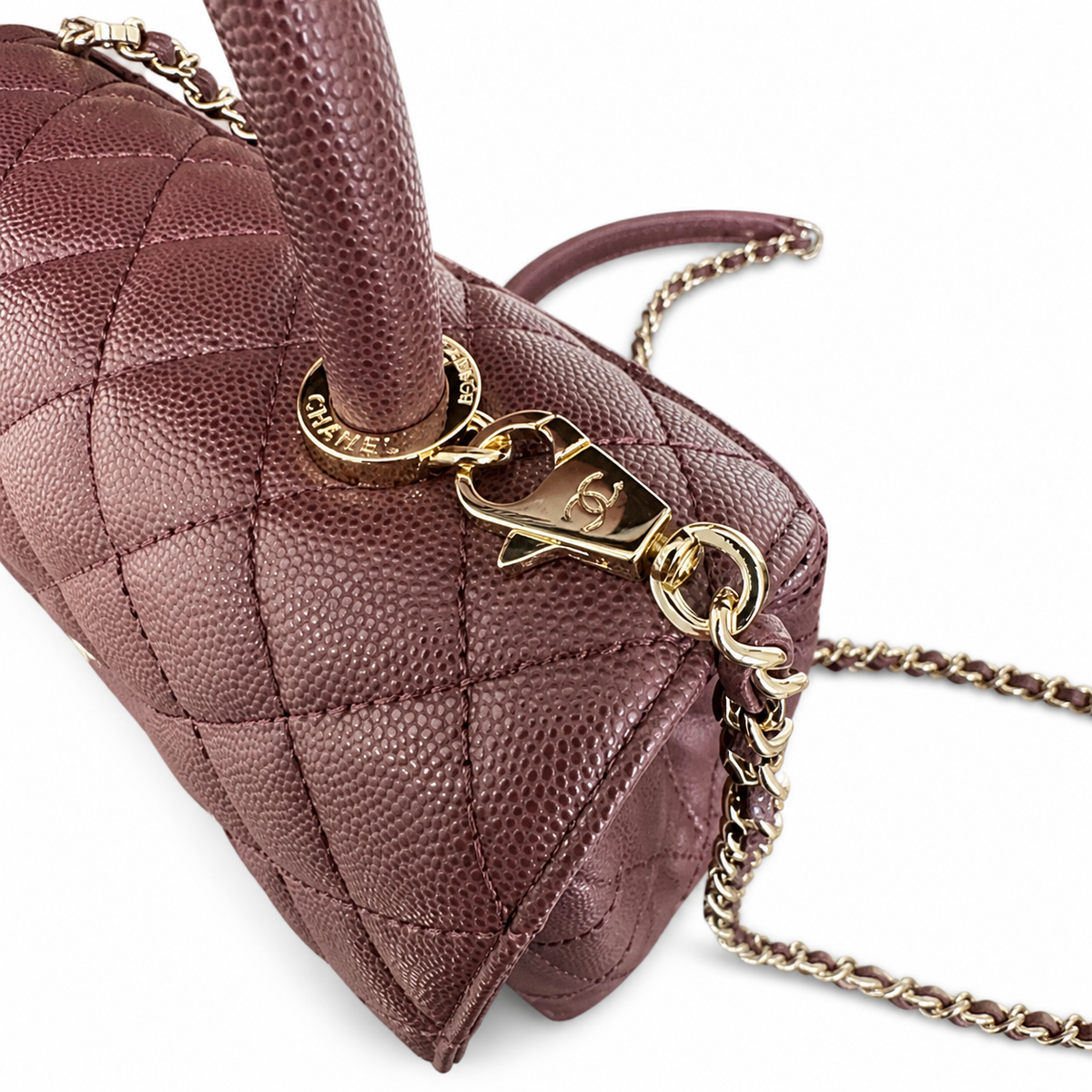 Chanel Classic CC Quilted Flap Bag | Gold Hardware & Chain — 24cm