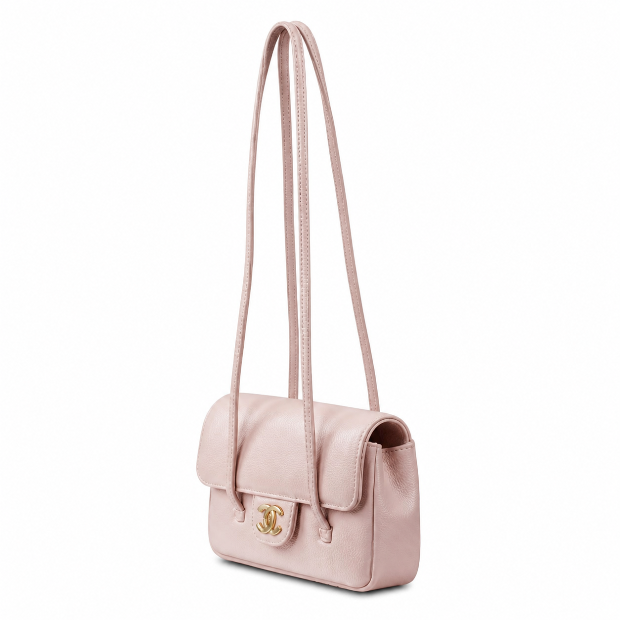 Chanel Classic Quilted Mini Flap Bag | CC Turn-Lock Chain Strap — 17cm