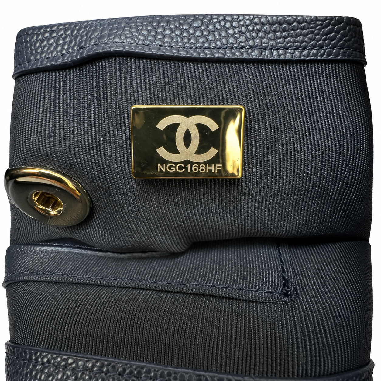 Chanel Duma Caviar Backpack | CC Turn-Lock Gold Chain Black — 20.5x20cm