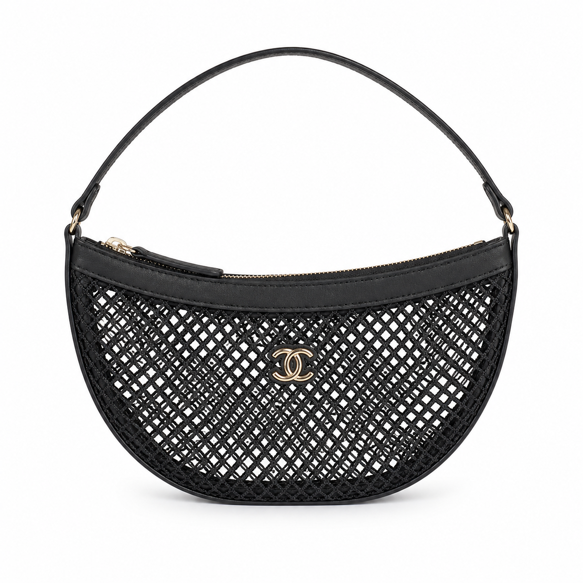 Chanel Quilted CC Small Top Handle Bag | Detachable Chain — 22cm