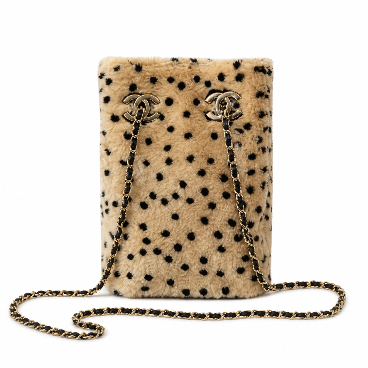 Chanel Quilted CC Box Bag | Gold Chain Strap — 18cm