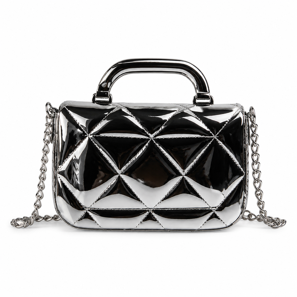 Chanel Classic Quilted Wallet on Chain WOC | CC Turn-Lock Chain Strap — 18cm