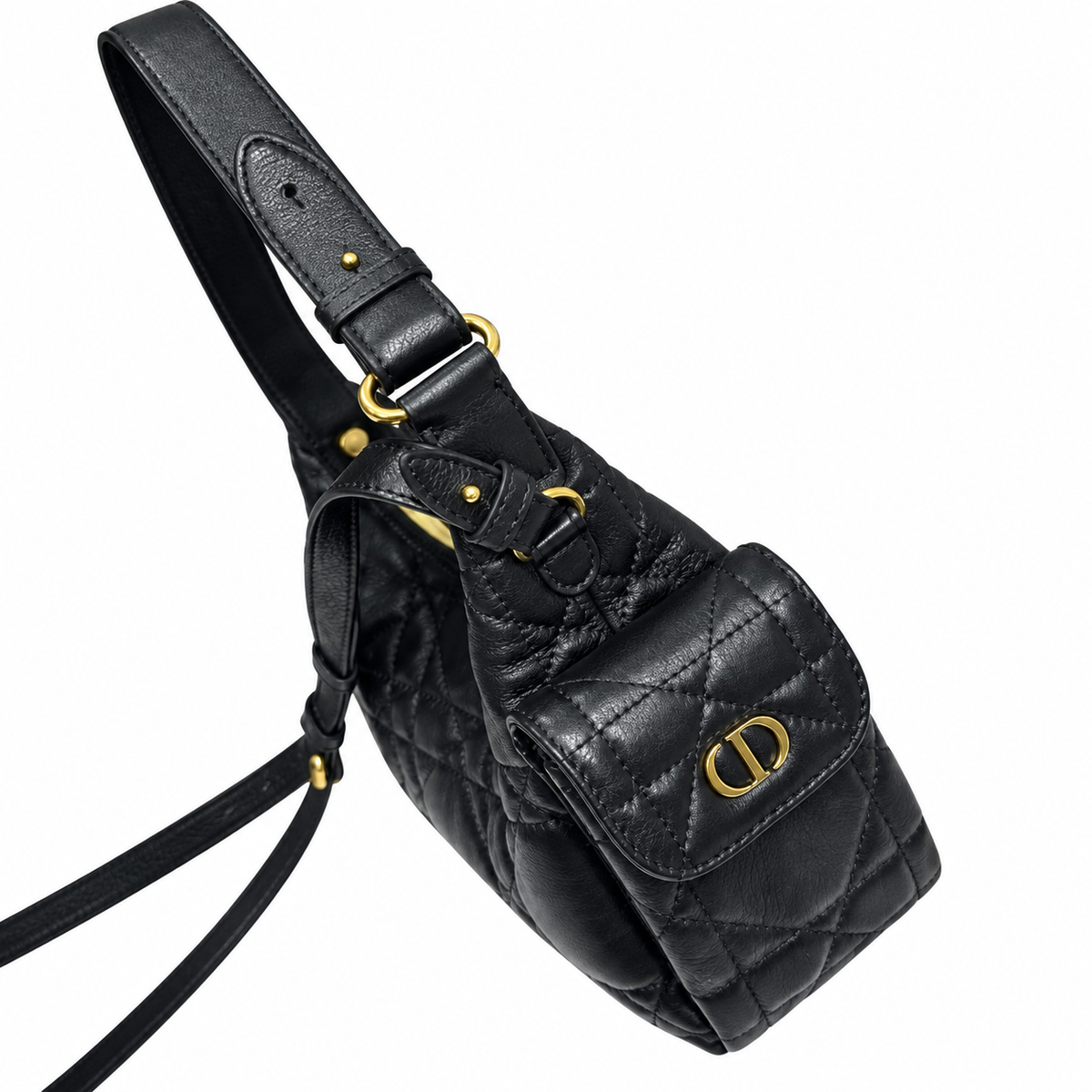 Dior Cannage Quilted Box Top Handle Bag 19cm