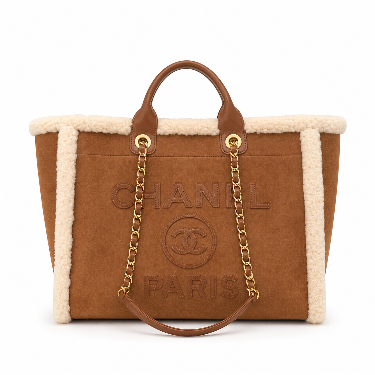 Chanel Classic Quilted Flap Bag | CC Turn-Lock Leather Chain Strap — 38cm