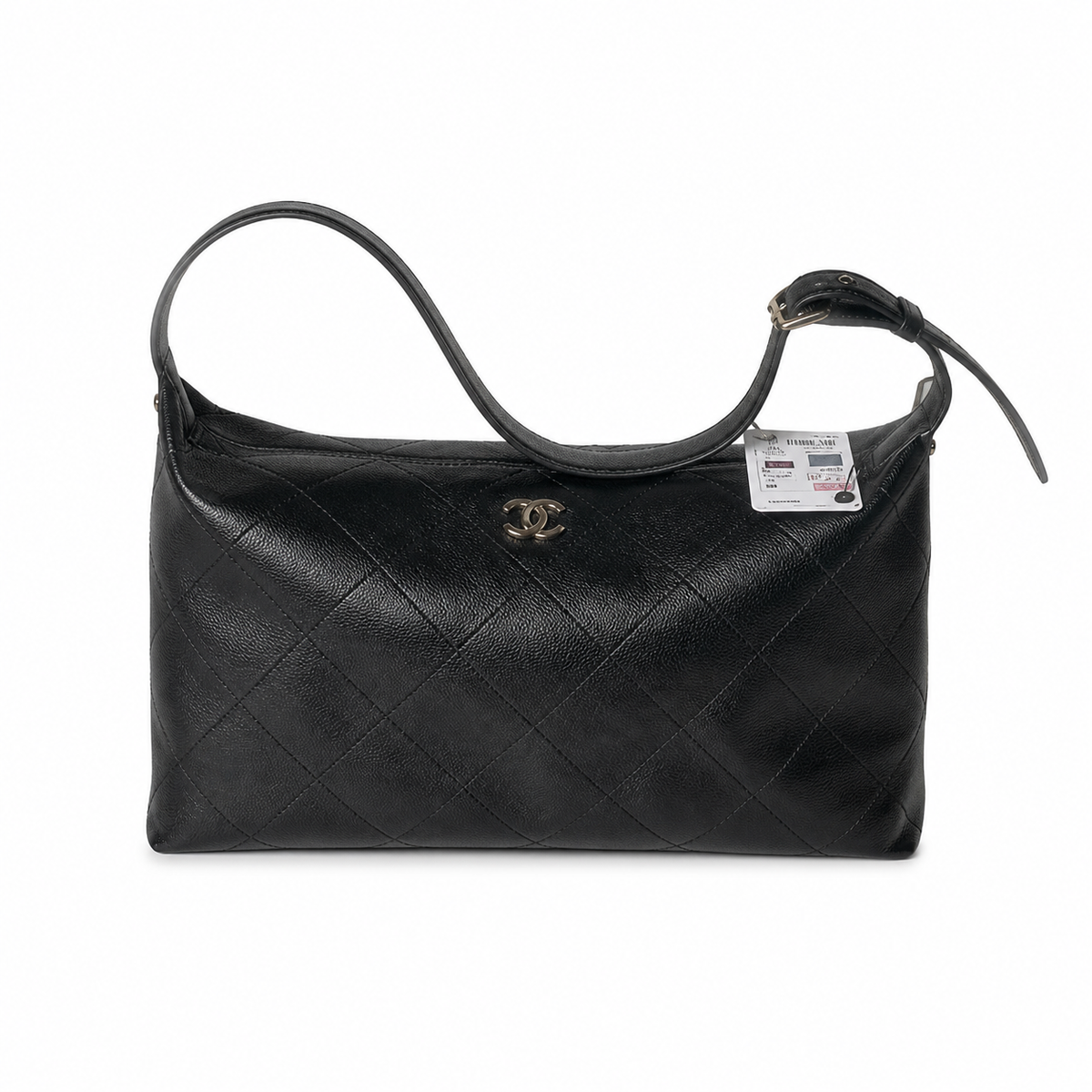 Chanel Deauville Large Shopping Tote | White Boucle & Caramel — 32cm