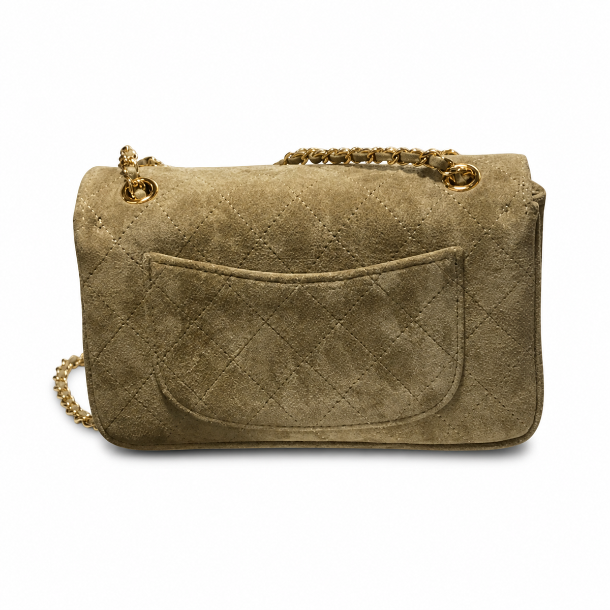 Chanel Classic Quilted Crossbody Flap Bag | CC Hardware & Gold Chain — 20cm