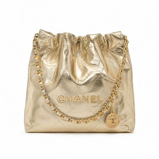 Chanel Classic Quilted Tote Bag | CC Hardware Leather Chain Strap — Large Capacity