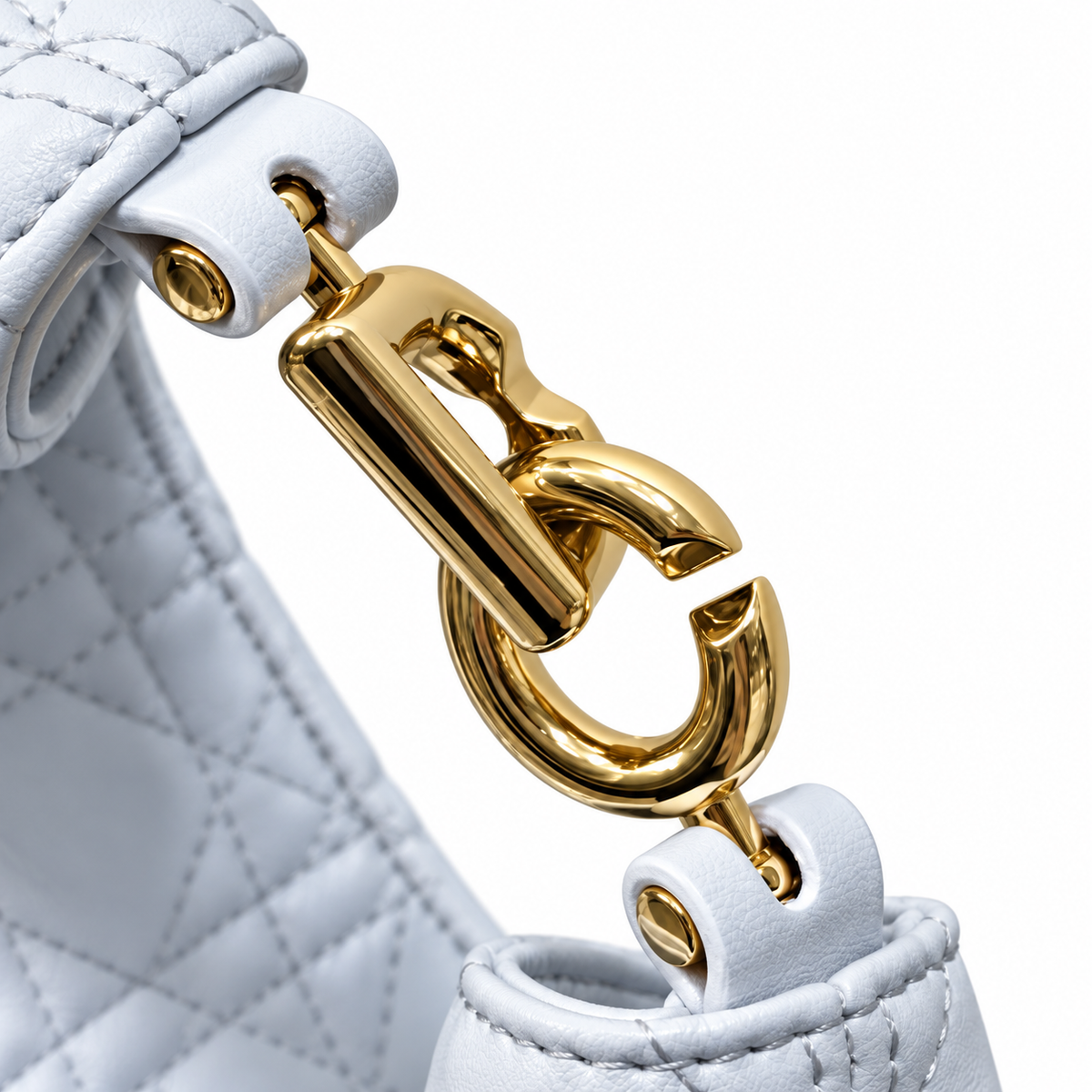 Dior Cannage Top Handle Crossbody Bag 22.5cm