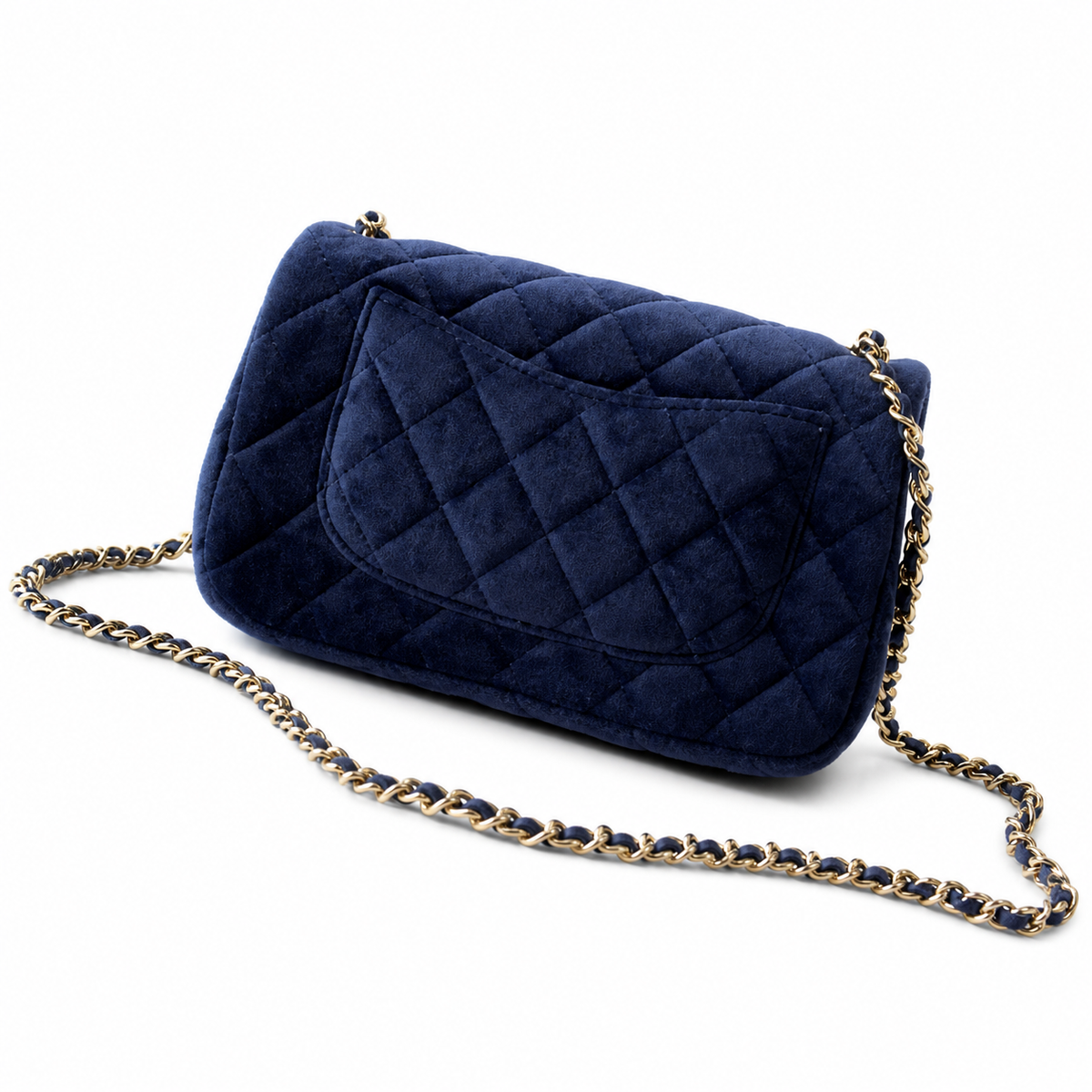 Chanel Classic Quilted Flap Bag | CC Turn-Lock Leather Chain Strap — 13x20cm