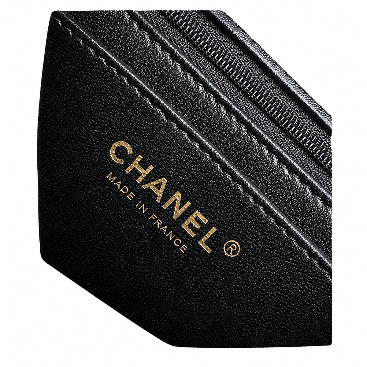 Chanel Black Woven Lambskin Small Flap Bag