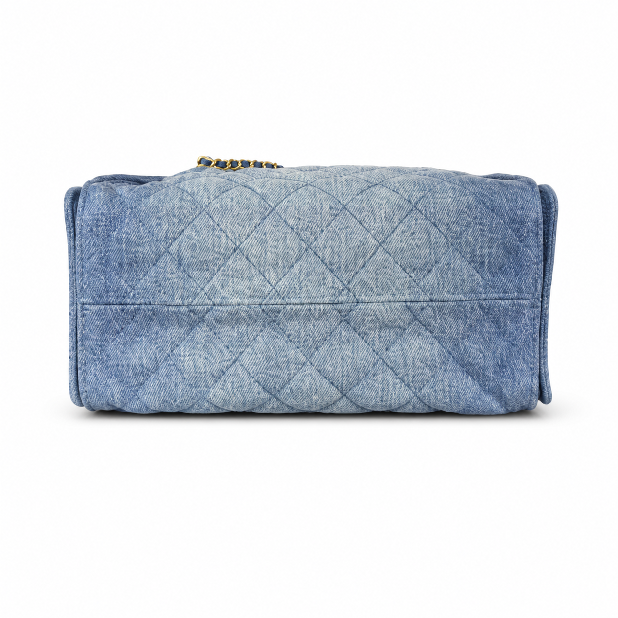 Chanel Classic Quilted Handbag | CC Turn-Lock Rigid Top Handle Chain Strap — 30x26cm