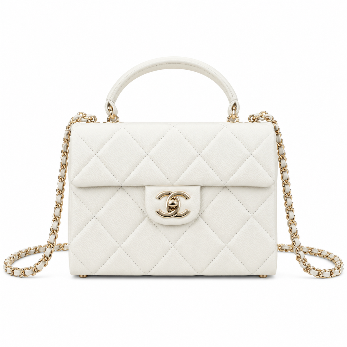 Chanel Quilted Caviar Mini Day Bag 16×21×9.5cm