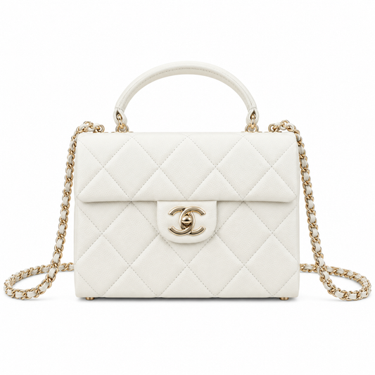 Chanel Quilted Caviar Mini Day Bag 16×21×9.5cm