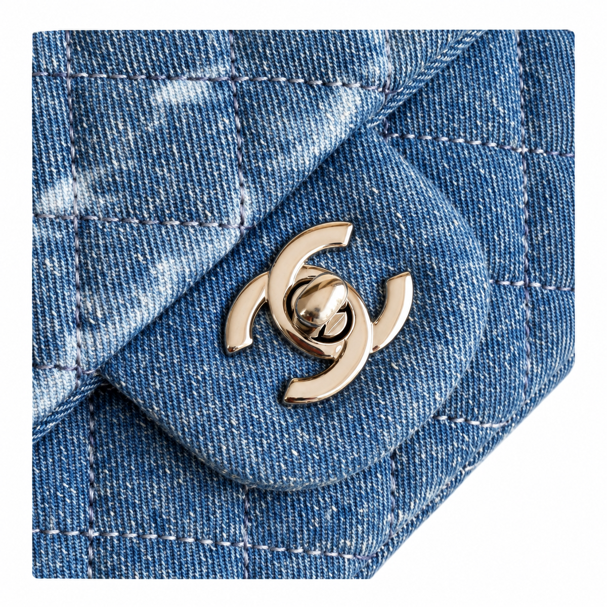 Chanel Classic Small Flap Bag Light Denim 20cm