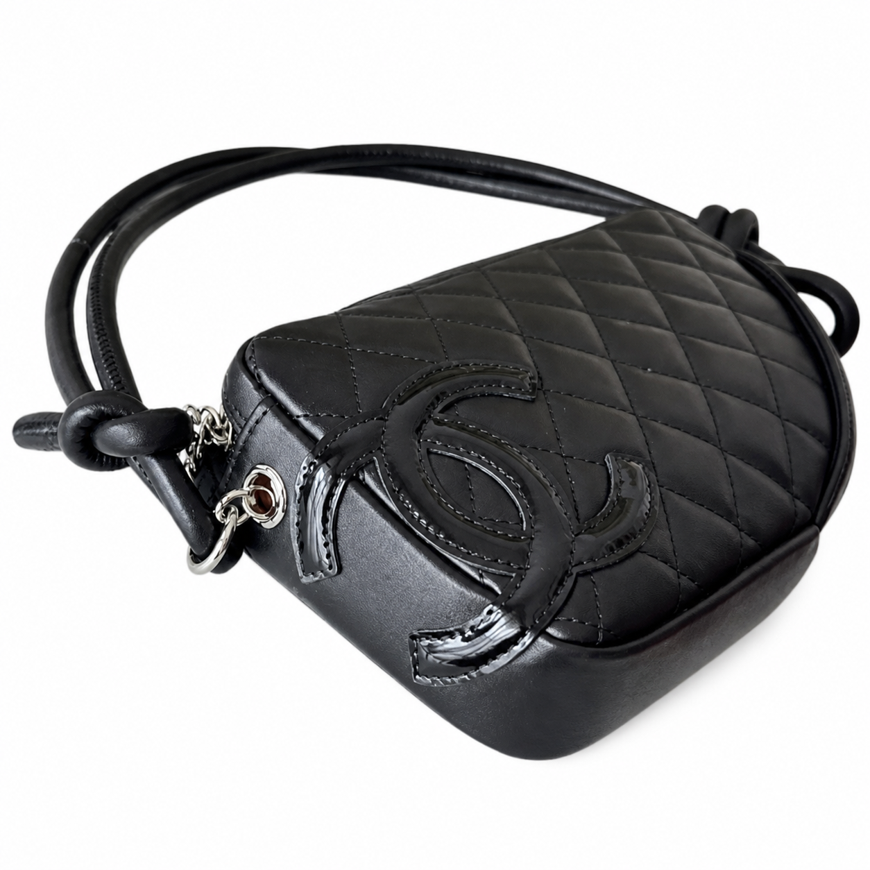 Chanel Quilted CC Mini Top Handle Evening Bag | Detachable Chain — 20cm
