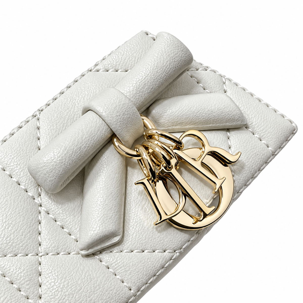 Dior Cannage Quilted Compact Shoulder Bag 21cm