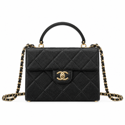 Chanel Quilted Mini Box Flap Bag 16×21×9.5cm