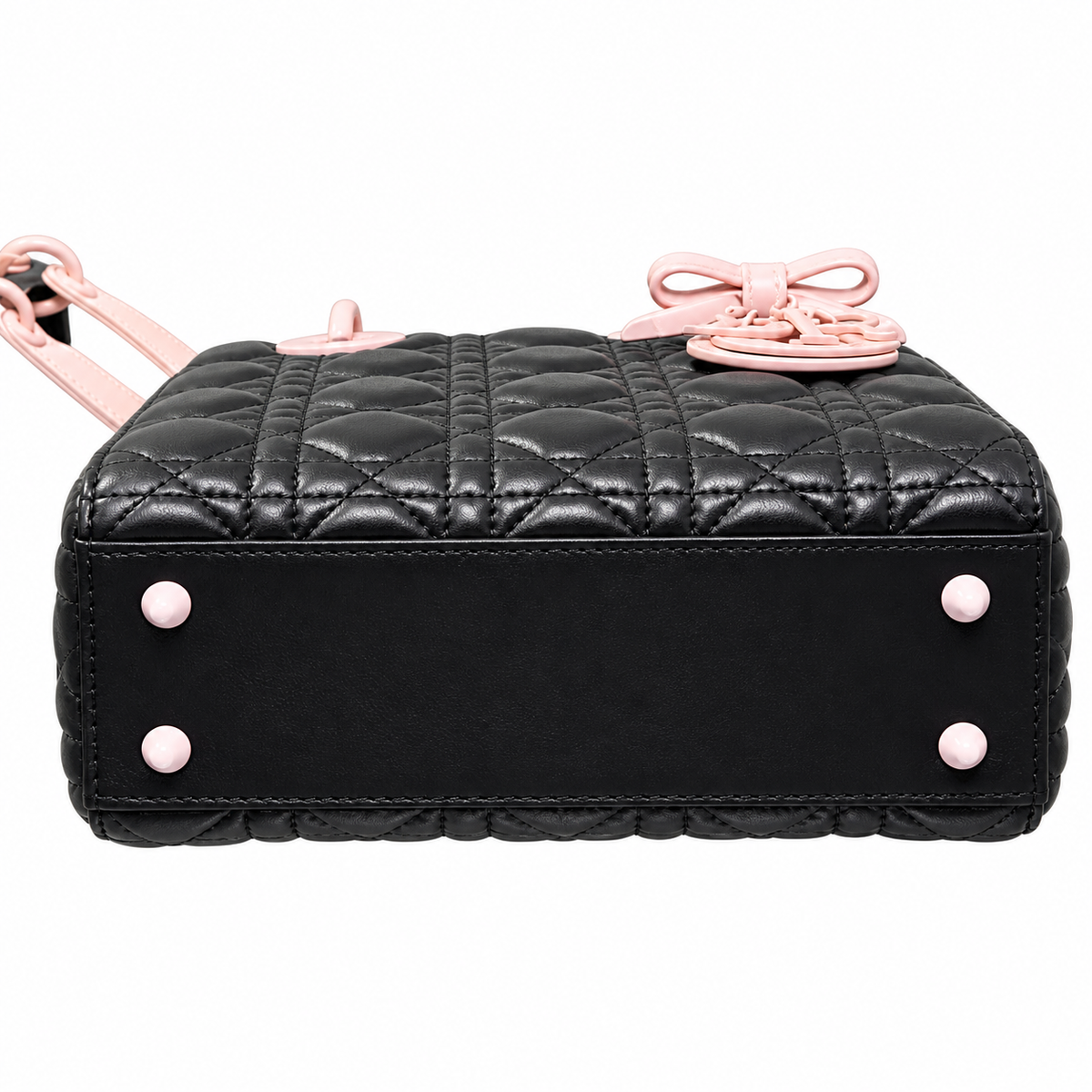Dior Cannage Quilted Convertible Top Handle Bag 20cm