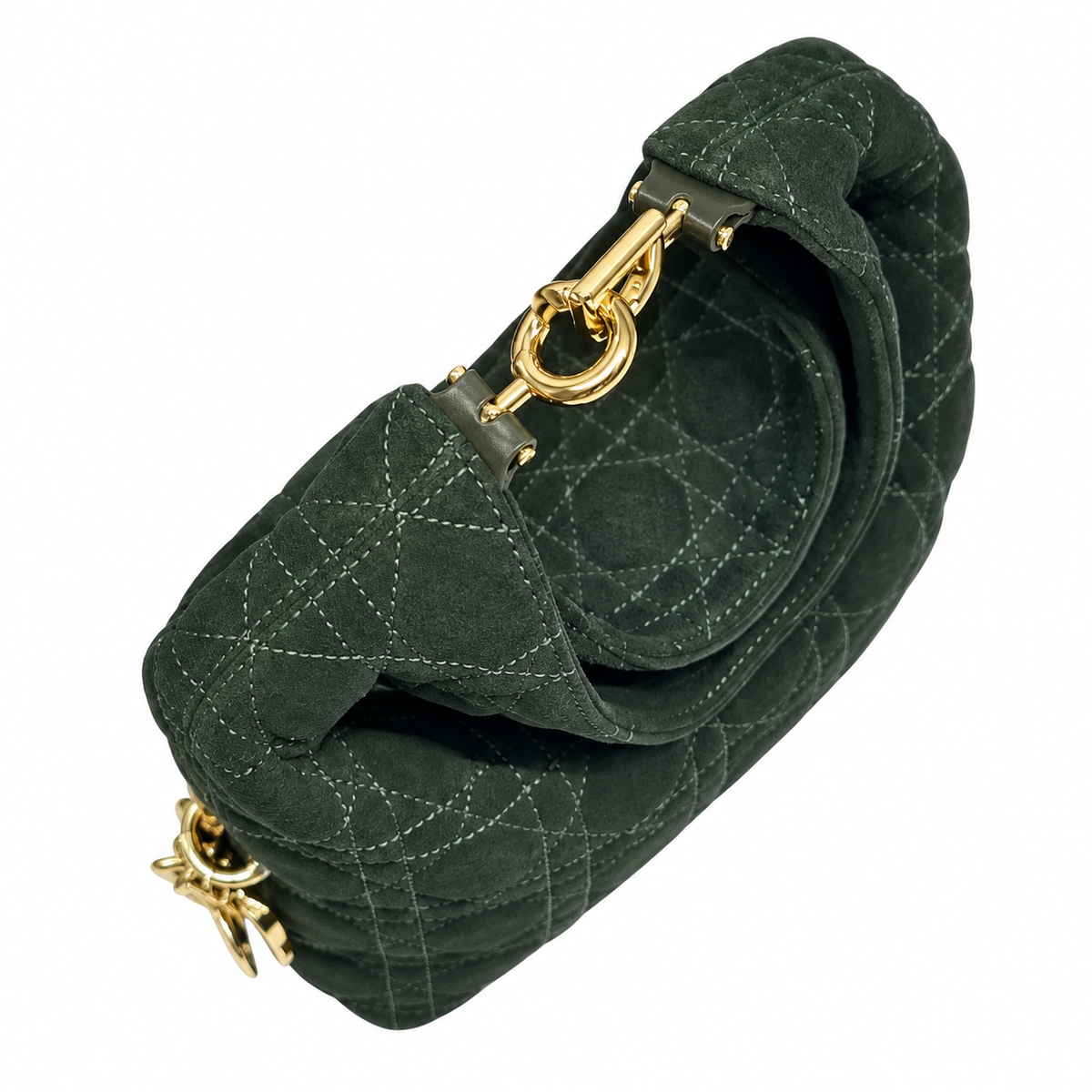 Dior Cannage Quilted Travel Top Handle Bag 24cm