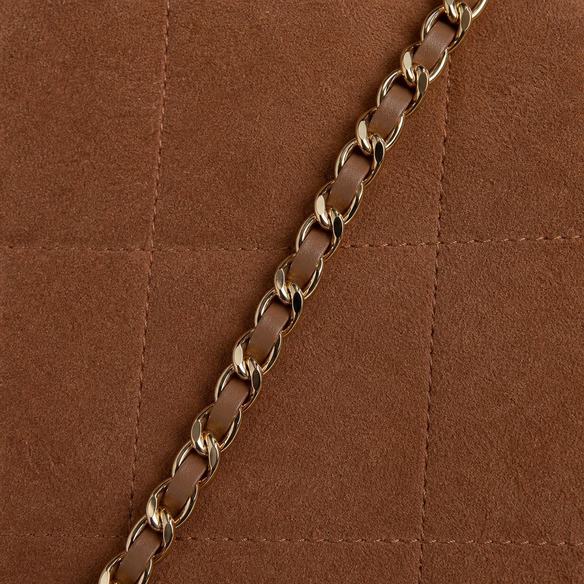 Chanel Camel Quilted Suede Single Flap | Gold Square Push-Lock & CC Clips — 22cm