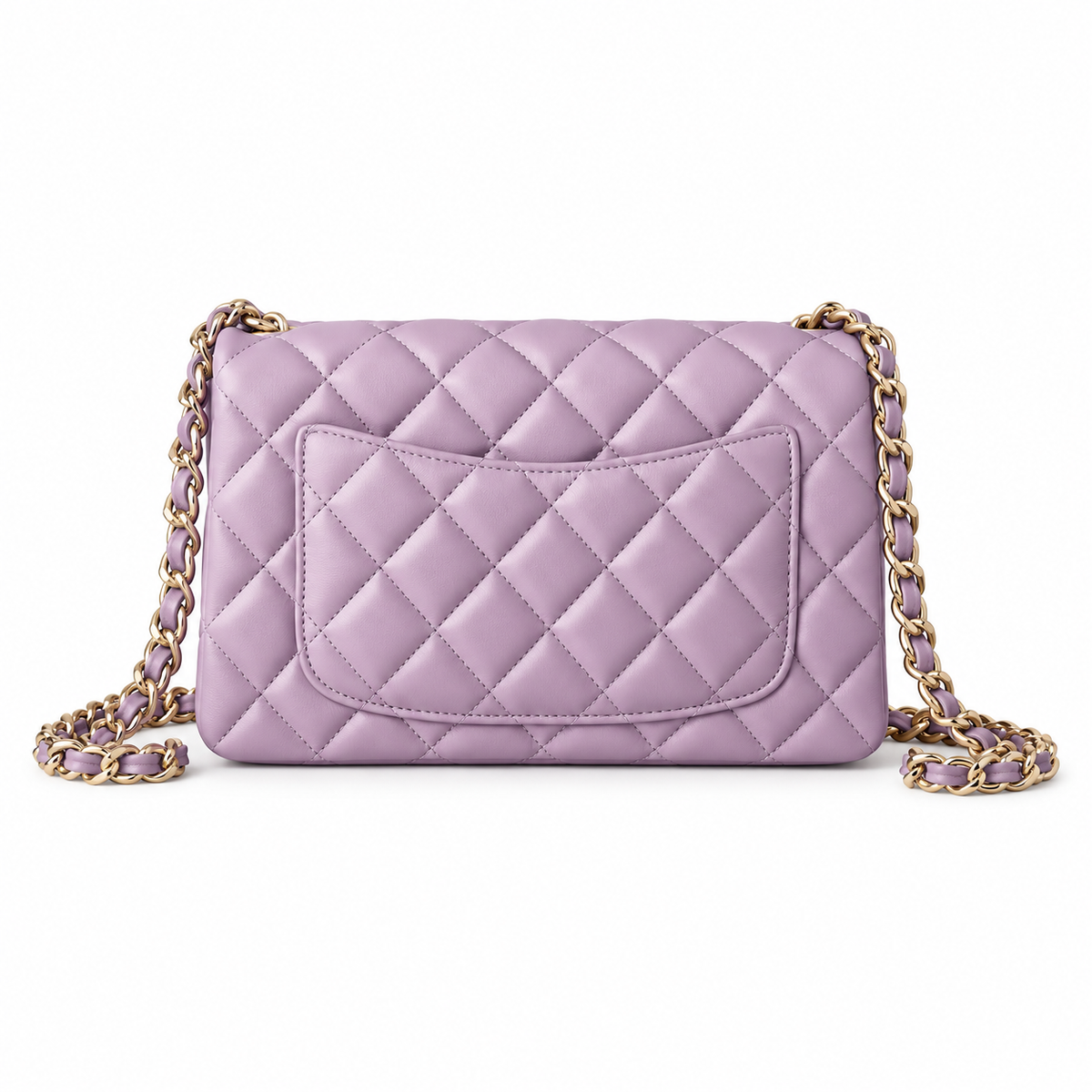 Chanel Quilted Lambskin Shoulder Bag 20×13×7cm
