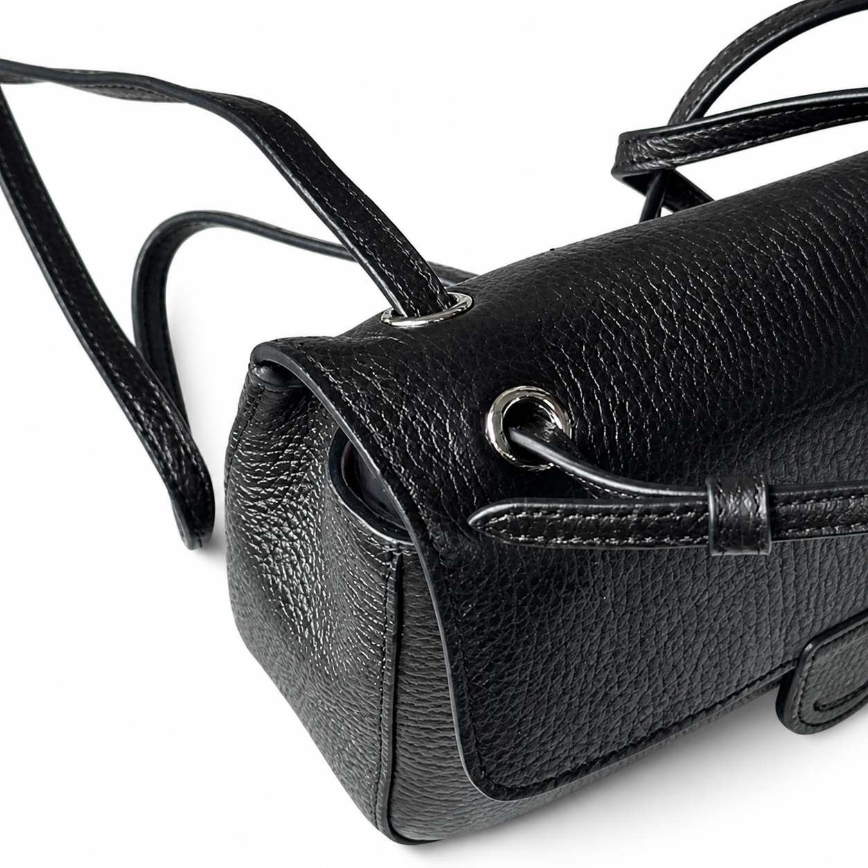 Chanel Classic Quilted Mini Flap Bag | CC Turn-Lock Leather Chain Strap — 13cm