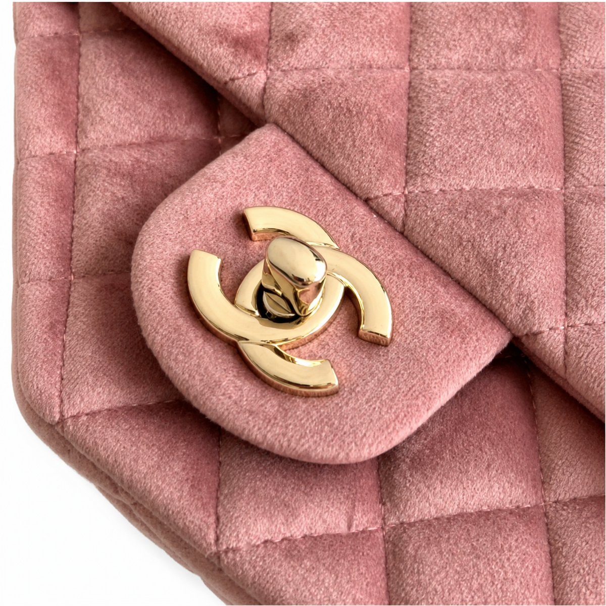 Chanel Classic Quilted Flap Bag | CC Turn-Lock Leather Chain Strap — 13x20cm