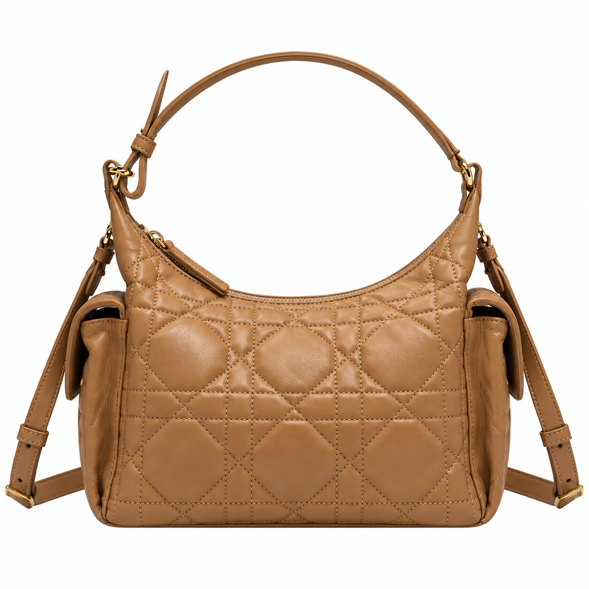 Dior Cannage Quilted Medium Shoulder Bag 28cm