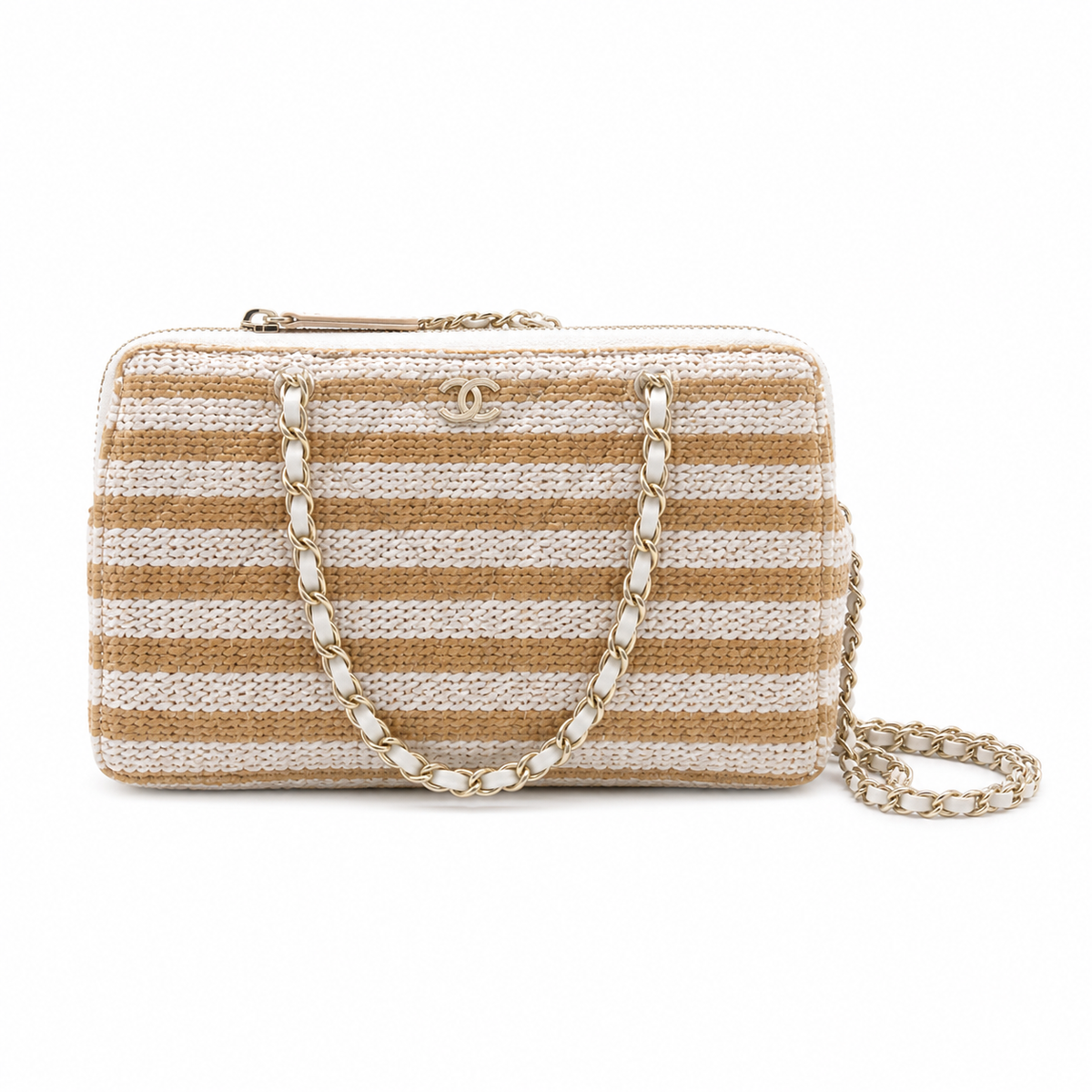 Chanel CC Quilted Mini Flap Bag | Gold Hardware & Chain — 18cm