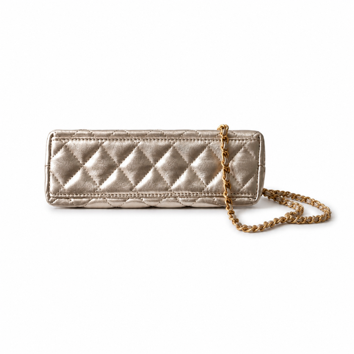 Chanel Classic Quilted Mini Flap Bag | CC Turn-Lock Leather Chain Strap — 13x19cm