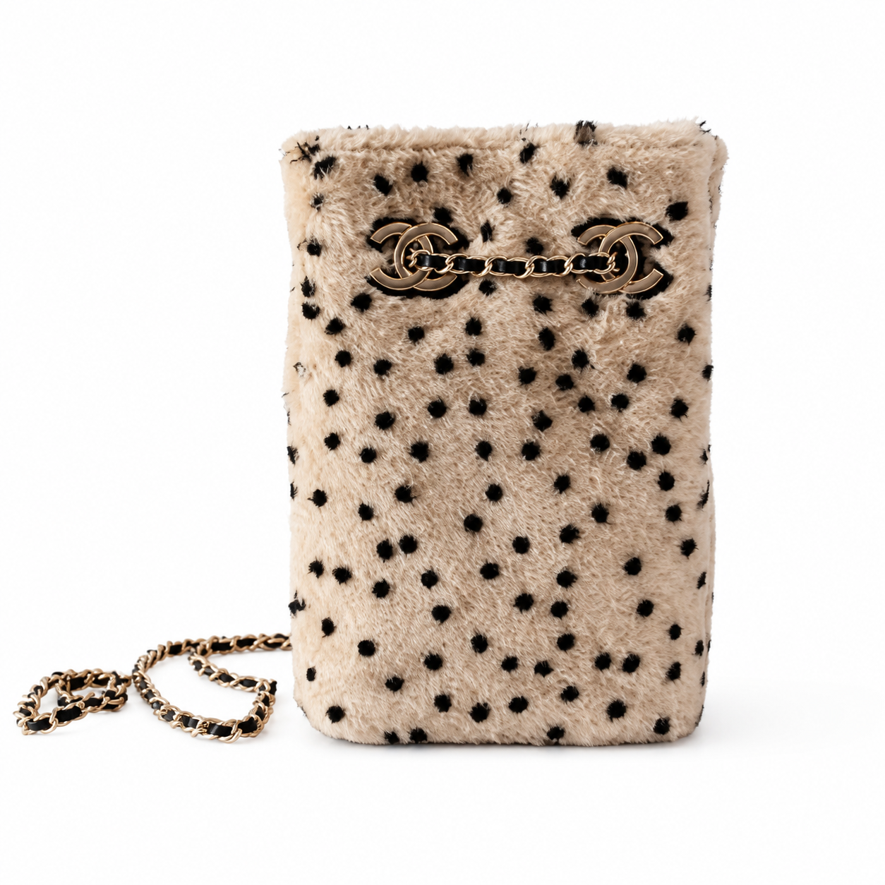 Chanel Quilted CC Box Bag | Gold Chain Strap — 18cm